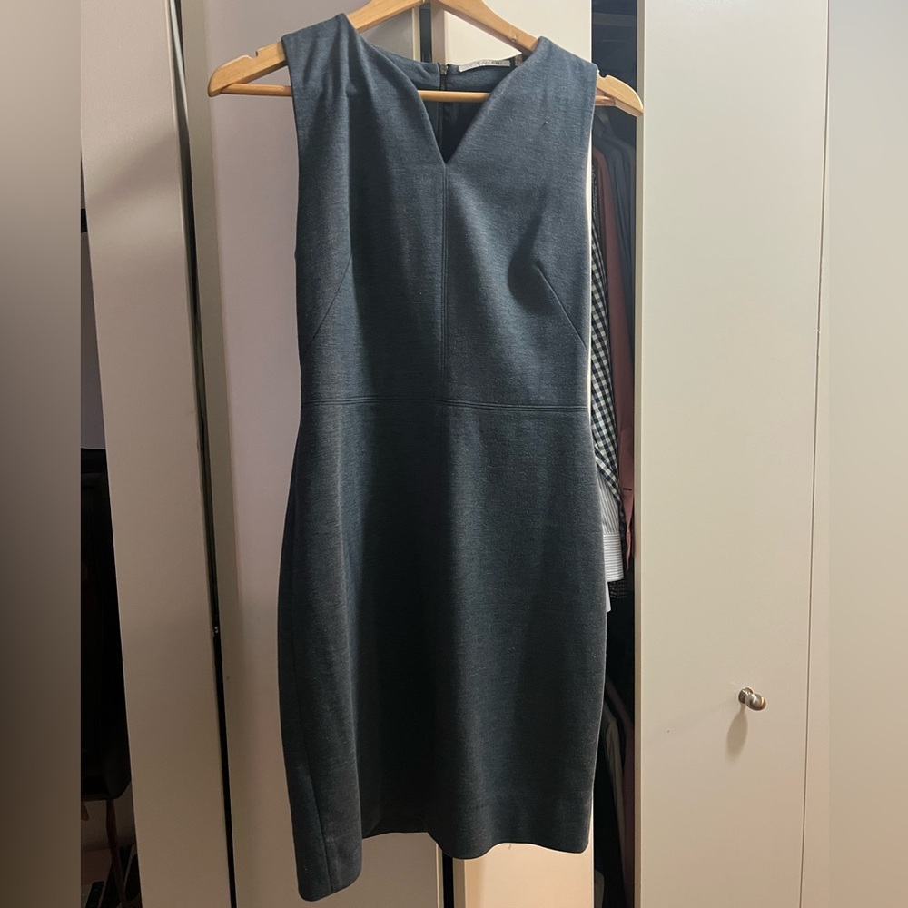 T Tahari Blue Sheath Dress